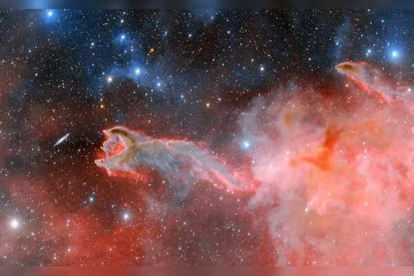 Unveiling the Mystery of the 'God's Hand' Cometary Globule with the Dark Energy Camera