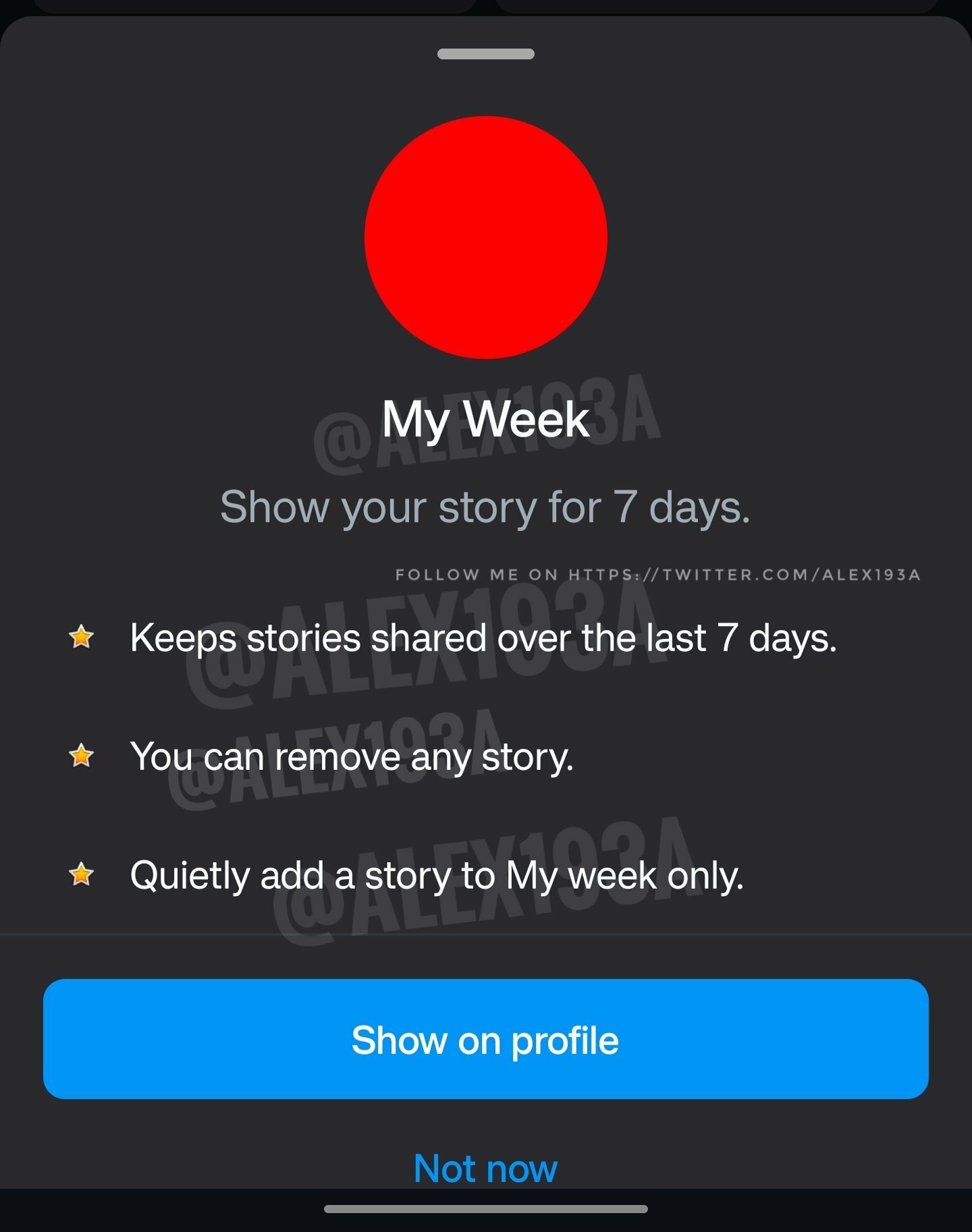 Instagram Possibly Introducing "My Week" Feature for Extended Story Visibility