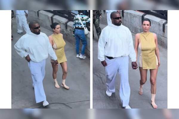 Kanye West and Bianca Censori Turn Heads with Unconventional Outfits at Disneyland