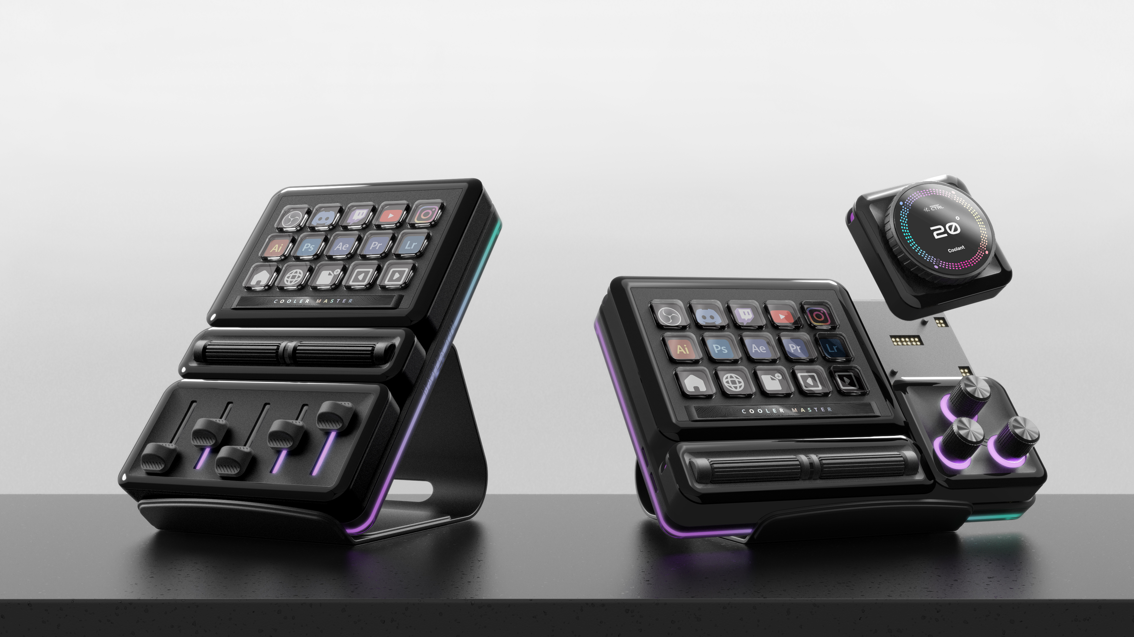 Cooler Master Unveils Innovative Modular Macropad, the MasterHub, with LCD Keys, Sliders, and Rotary Knobs